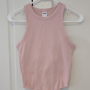EUC Pink Ribbed Tank Top